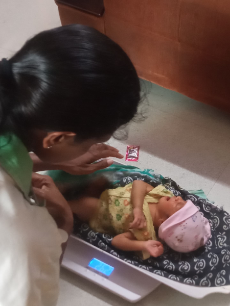 Vaddadi Pravalika After Successful Delivery