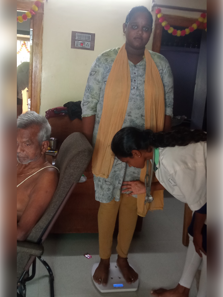 Vaddadi Pravalika Before Intervention